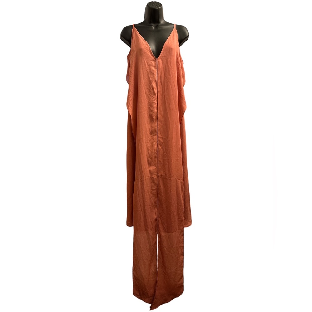 ASOS Spaghetti Strap Salmon-Colored Jumpsuit